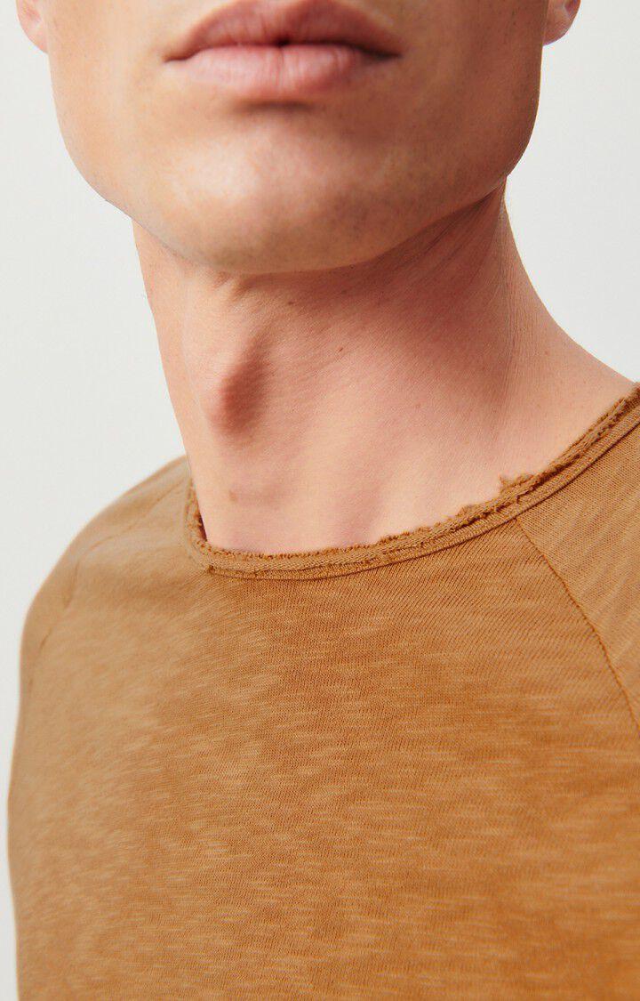 American Vintage T-shirt Homme Sonoma - CARAMEL VINTAGE 80 Manches Longues Marron - H23