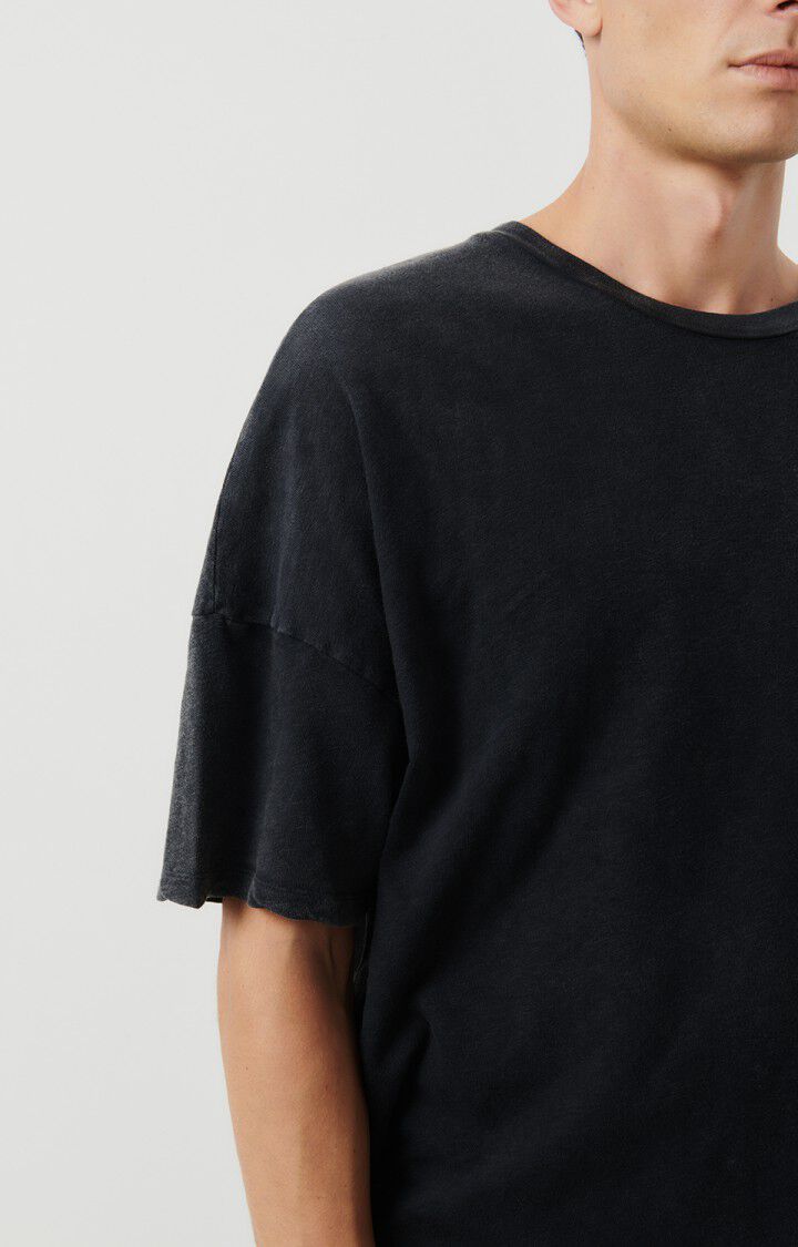 American Vintage T-shirt Homme Sonoma - CARBONE VINTAGE 16 Manches Courtes Noir - E25