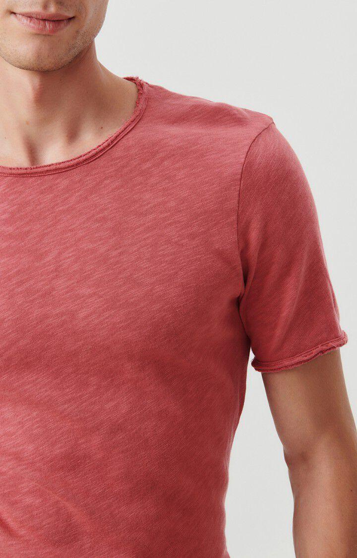 American Vintage T-shirt Homme Sonoma - CLAFOUTIS VINTAGE 23 Manches Courtes Rouge - H23