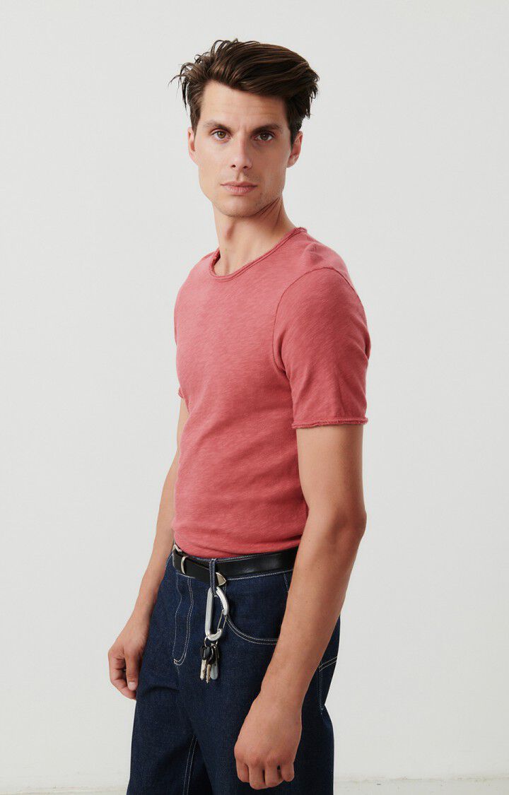 american vintage T-shirt homme Sonoma - CLAFOUTIS VINTAGE 23 Manches courtes Rouge - H23