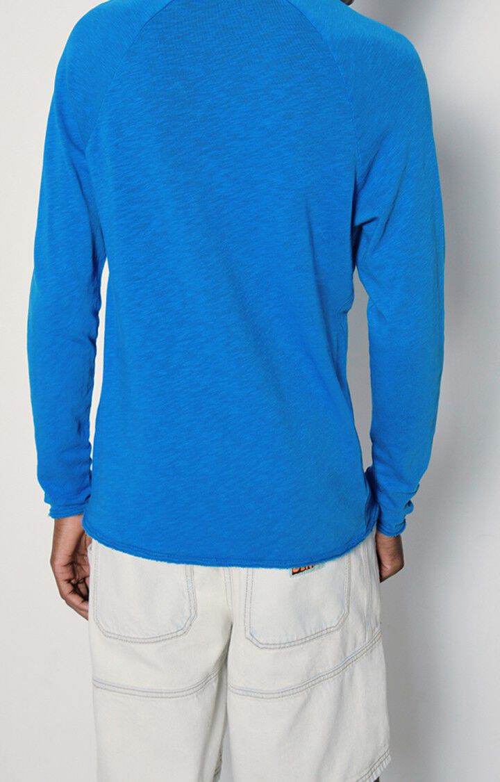 American Vintage T-shirt Homme Sonoma - COBALT VINTAGE 80 Manches Longues Bleu - E23