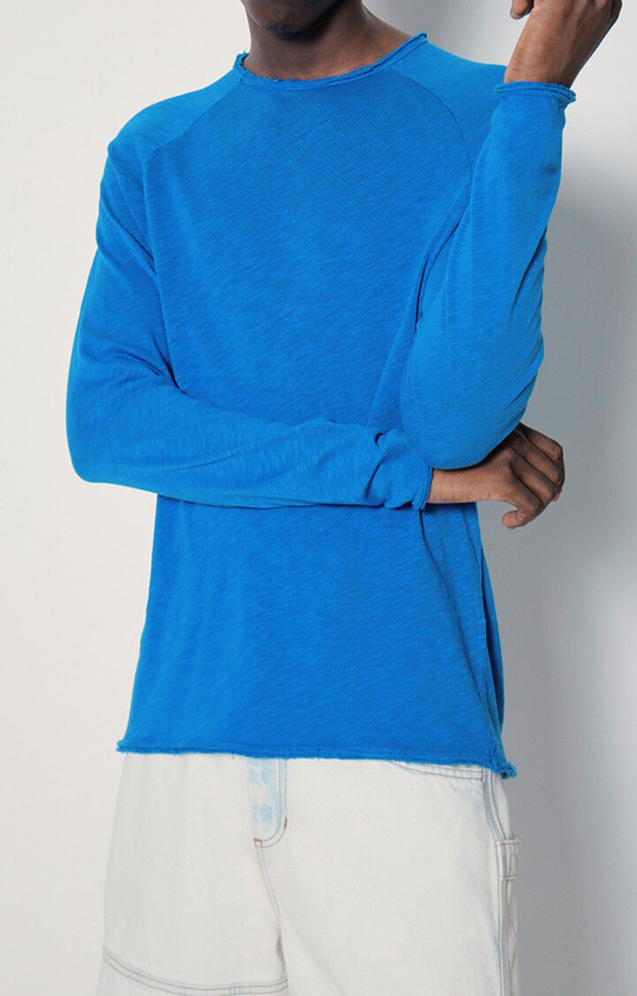 american vintage T-shirt homme Sonoma - COBALT VINTAGE 80 Manches longues Bleu - E23