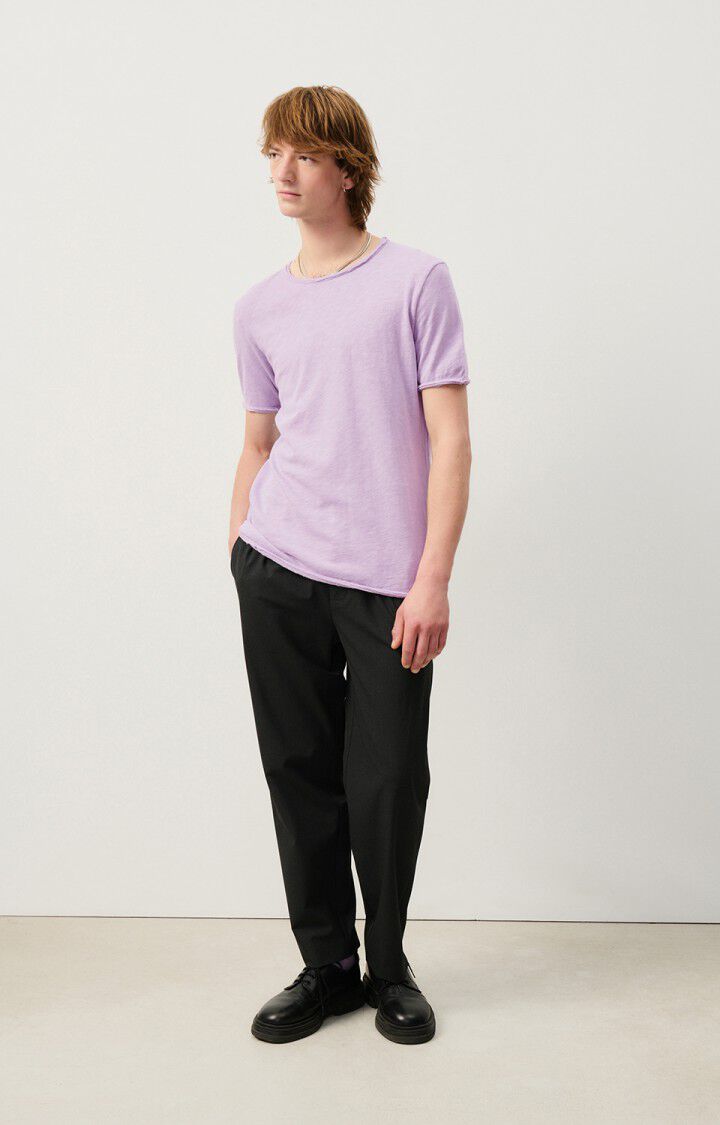 American Vintage T-shirt Homme Sonoma - GLYCINE VINTAGE 23 Manches Courtes Violet - H24