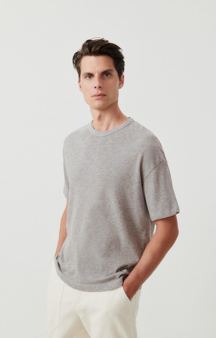 american vintage T-shirt homme Sonoma - GRIS CHINE 21 Manches courtes Gris - E25