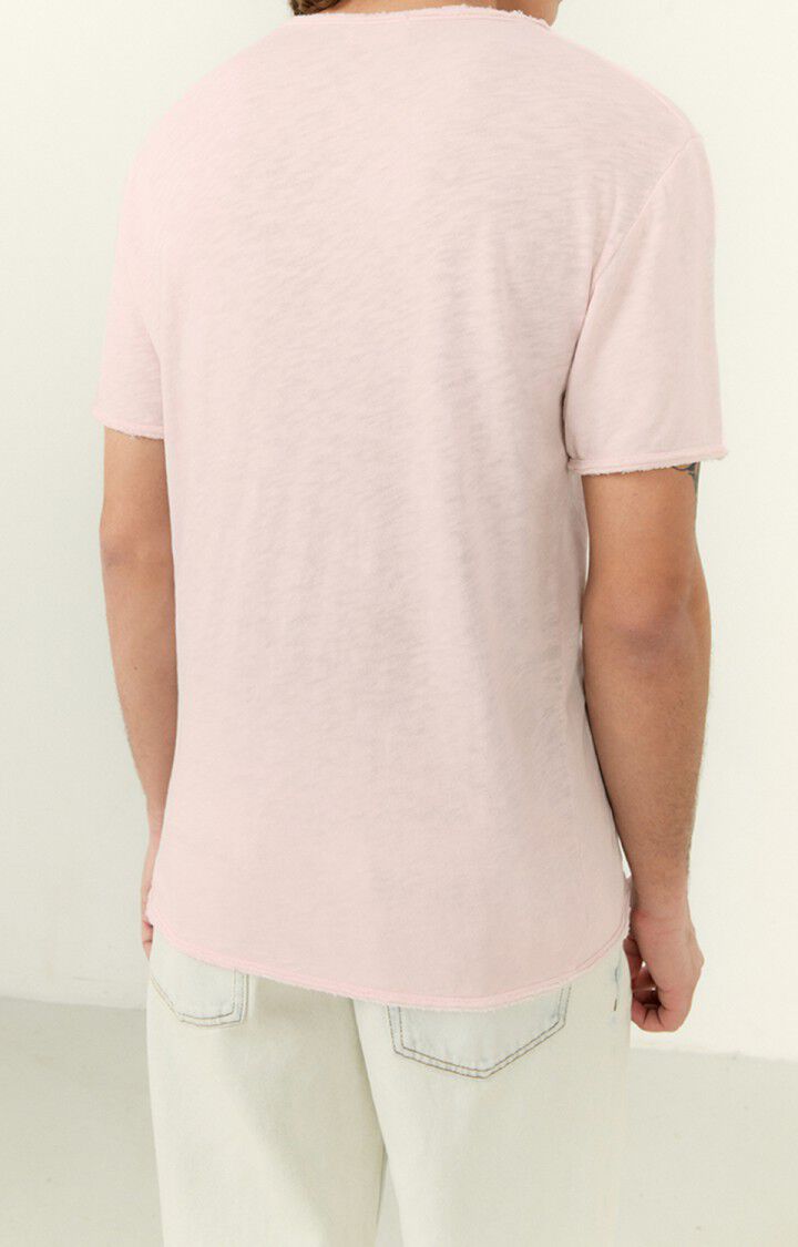 American Vintage T-shirt Homme Sonoma - GUIMAUVE VINTAGE 22 Manches Courtes Rose - E23