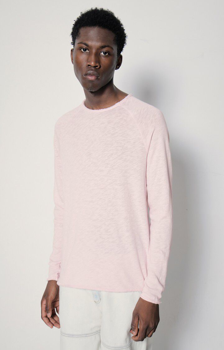 american vintage T-shirt homme Sonoma - GUIMAUVE VINTAGE 80 Manches longues Rose - E23