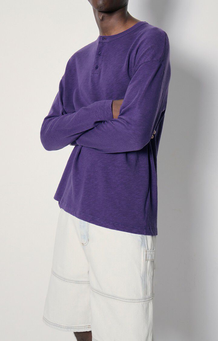 american vintage T-shirt homme Sonoma - MURIER VINTAGE 56 Manches longues Violet - E23