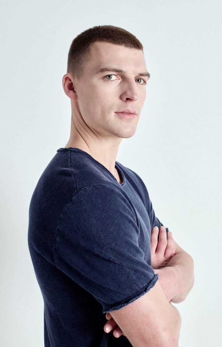 American Vintage T-shirt Homme Sonoma - NAVY VINTAGE 23 Manches Courtes Bleu - E25