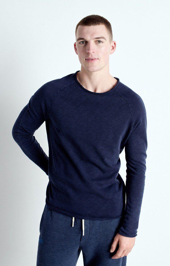 american vintage T-shirt homme Sonoma - NAVY VINTAGE 80 Manches longues Bleu - E25