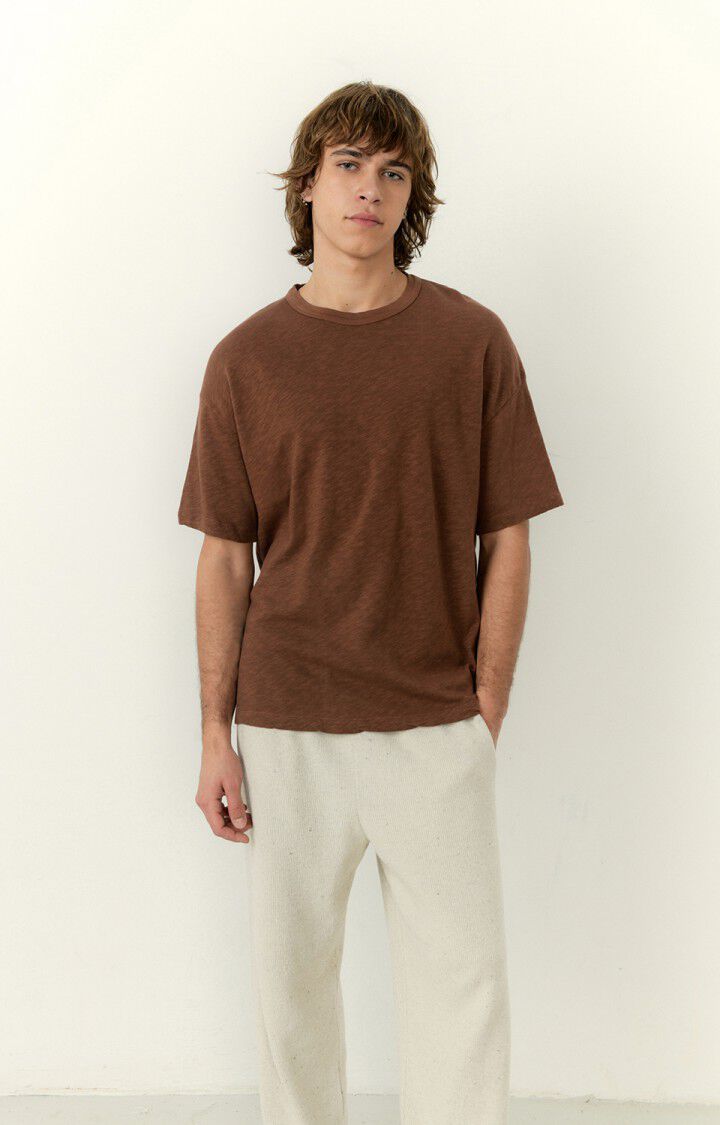 american vintage T-shirt homme Sonoma - RACINE VINTAGE 21 Manches courtes Marron - E23
