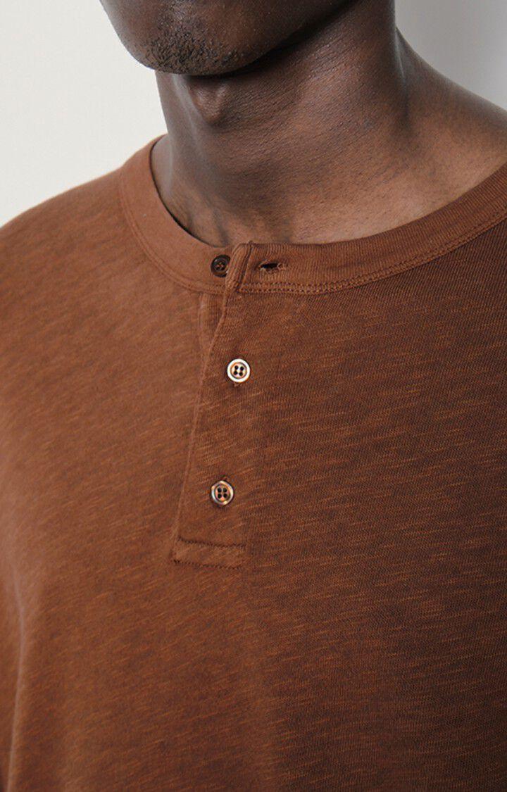 American Vintage T-shirt Homme Sonoma - RACINE VINTAGE 56 Manches Longues Marron - E23