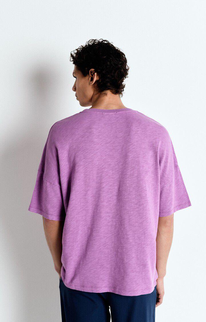 American Vintage T-shirt Homme Sonoma - ROSE INDIEN VINTAGE 16 Manches Courtes Violet - E25
