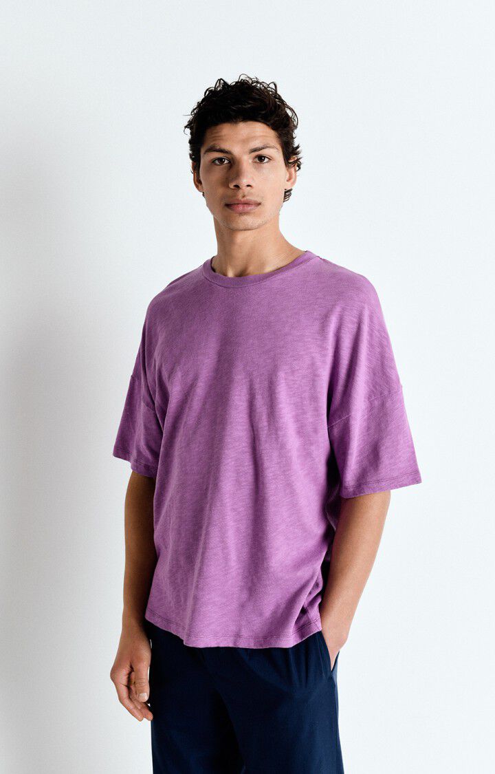 american vintage T-shirt homme Sonoma - ROSE INDIEN VINTAGE 16 Manches courtes Violet - E25