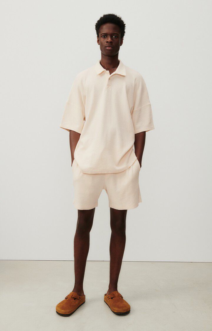 American Vintage T-shirt Homme Sotto - ECRU 16 Manches Courtes Beige - E24