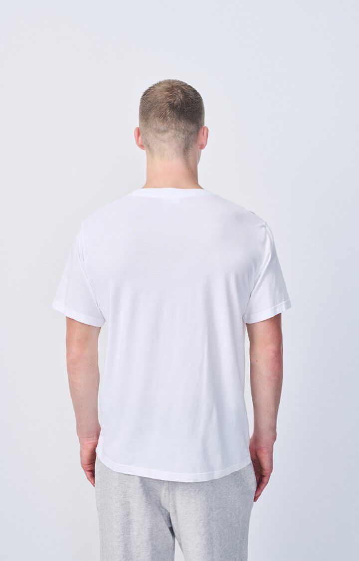 American Vintage T-shirt Homme Vupaville - BLANC 22 Manches Courtes Blanc - E25