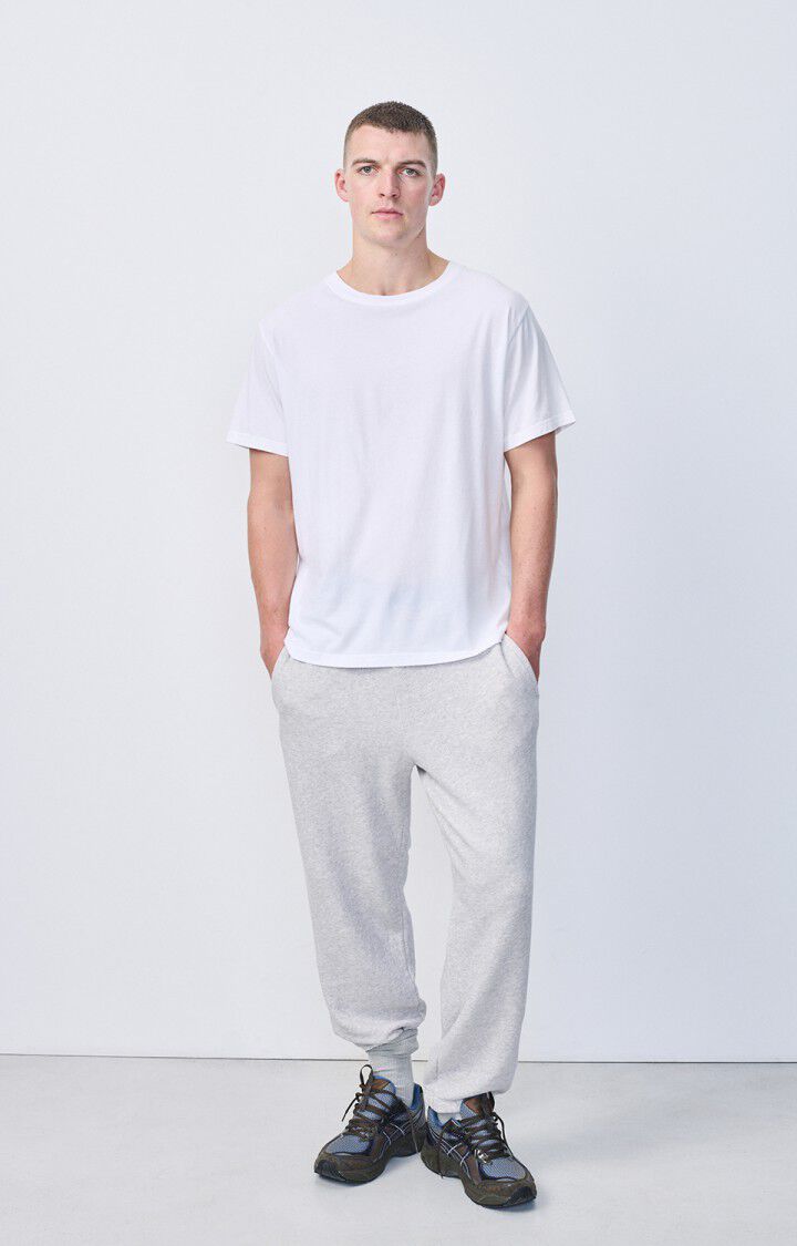 American Vintage T-shirt Homme Vupaville - BLANC 22 Manches Courtes Blanc - E25