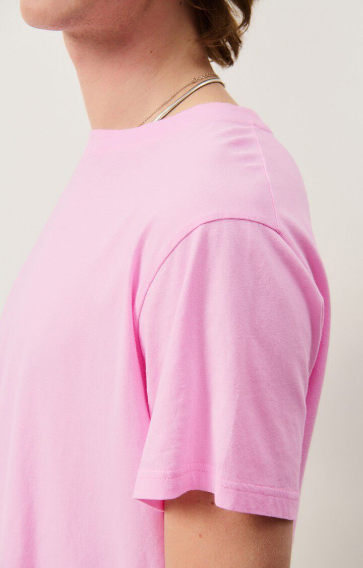 American Vintage T-shirt Homme Vupaville - BONBON 22 Manches Courtes Rose - H24