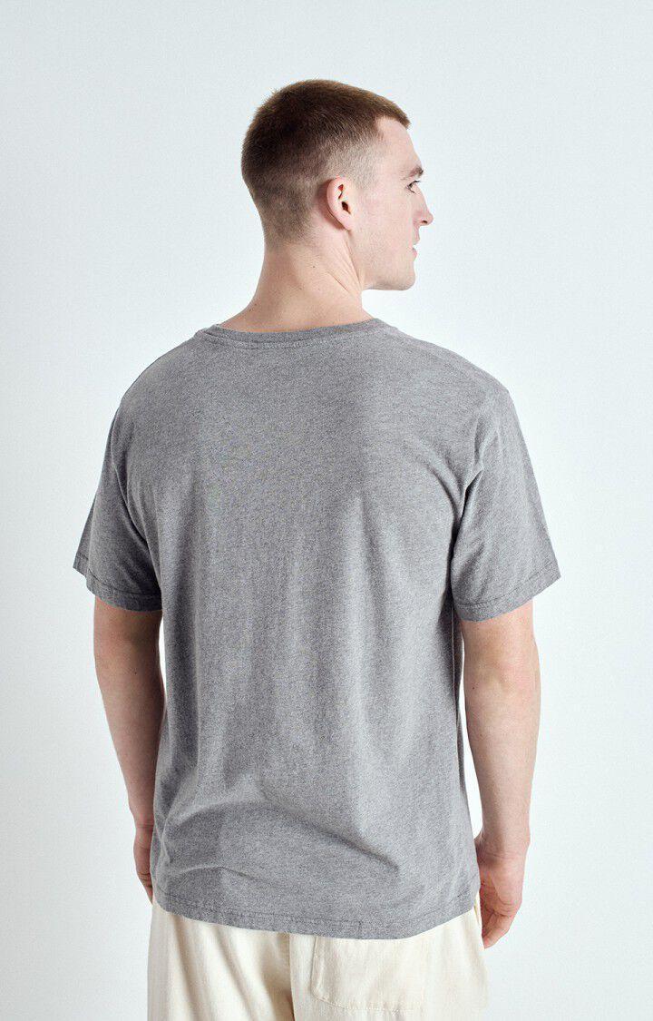American Vintage T-shirt Homme Vupaville - GRIS CHINE 22 Manches Courtes Gris - E25