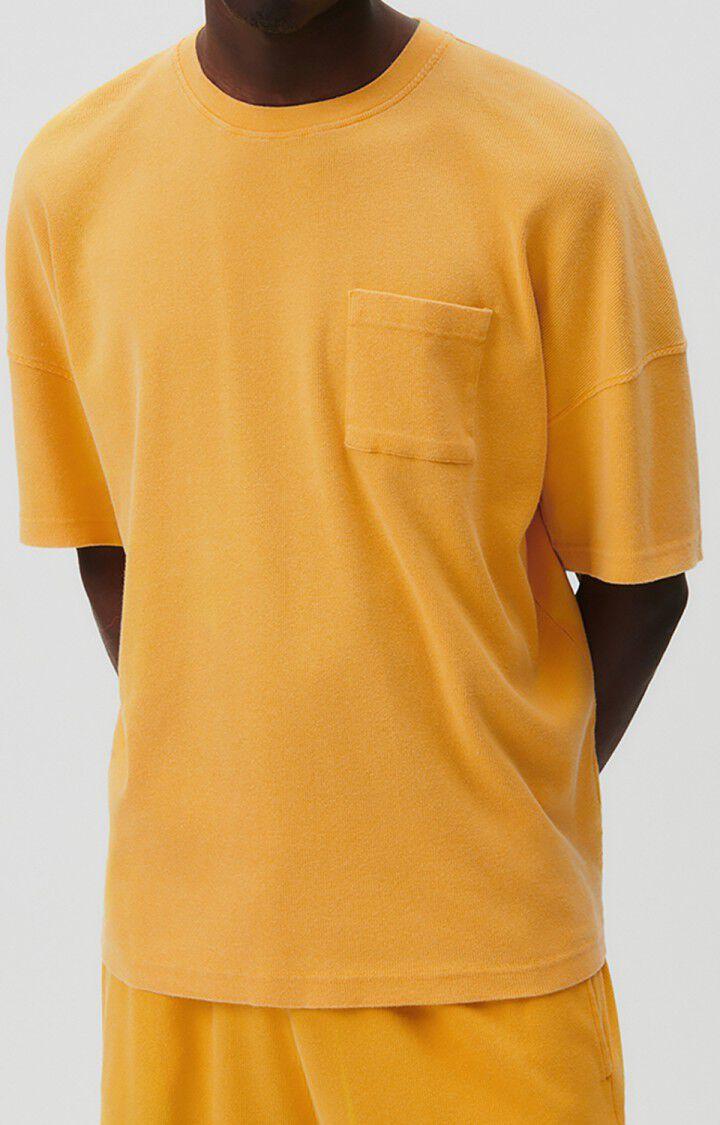 american vintage T-shirt homme Xoopinsville - CANARI VINTAGE 16 Manches courtes Jaune - E23