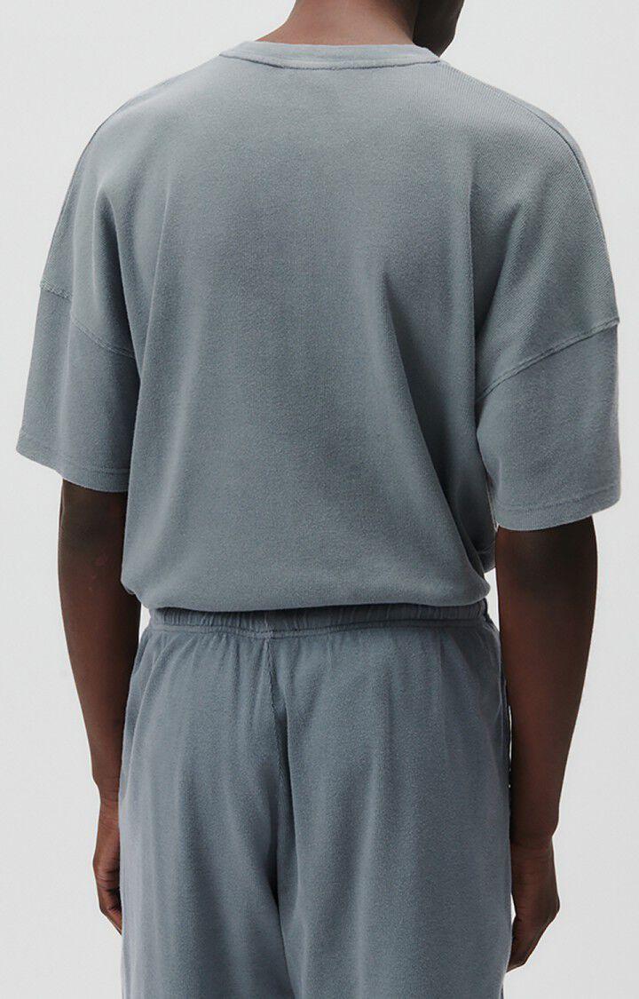 American Vintage T-shirt Homme Xoopinsville - GRIS VINTAGE 16 Manches Courtes Gris - E23