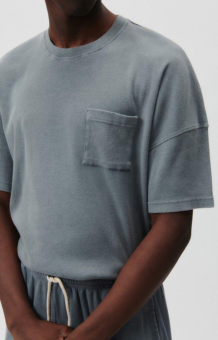 American Vintage T-shirt Homme Xoopinsville - GRIS VINTAGE 16 Manches Courtes Gris - E23