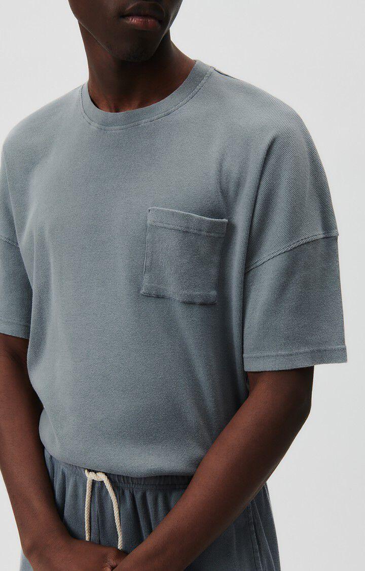 American Vintage T-shirt Homme Xoopinsville - GRIS VINTAGE Manches Courtes Gris - E23B