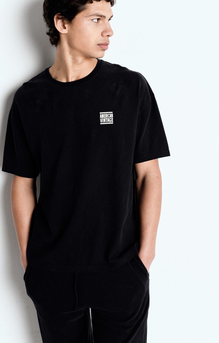 american vintage T-shirt homme Ykobow - TENEBRE 21 Manches courtes Noir - E25