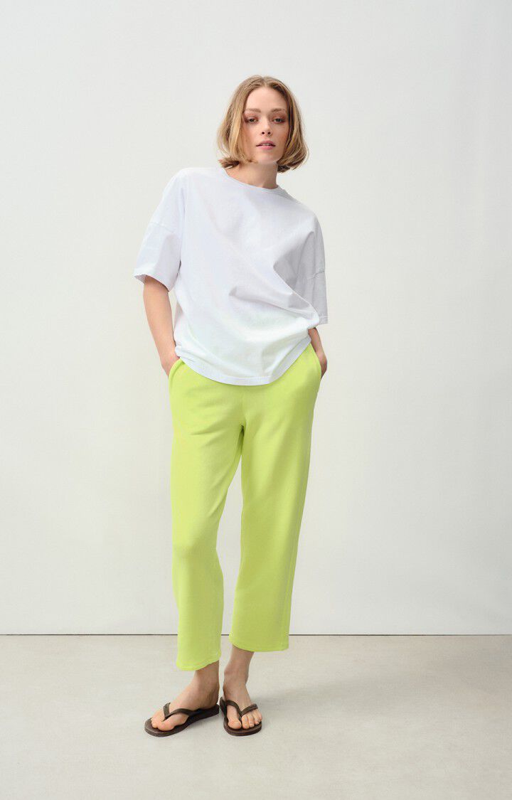 American Vintage T-shirt Mixte Fizvalley "Bonjour Forte Dei Marmi" - BLANC 22 Manches Courtes Blanc - E25