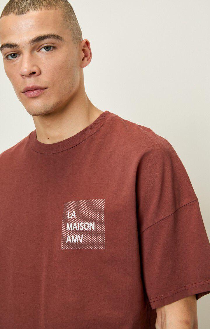 American Vintage T-shirt Mixte Fizvalley - CHATAIGNIER Marron - H22