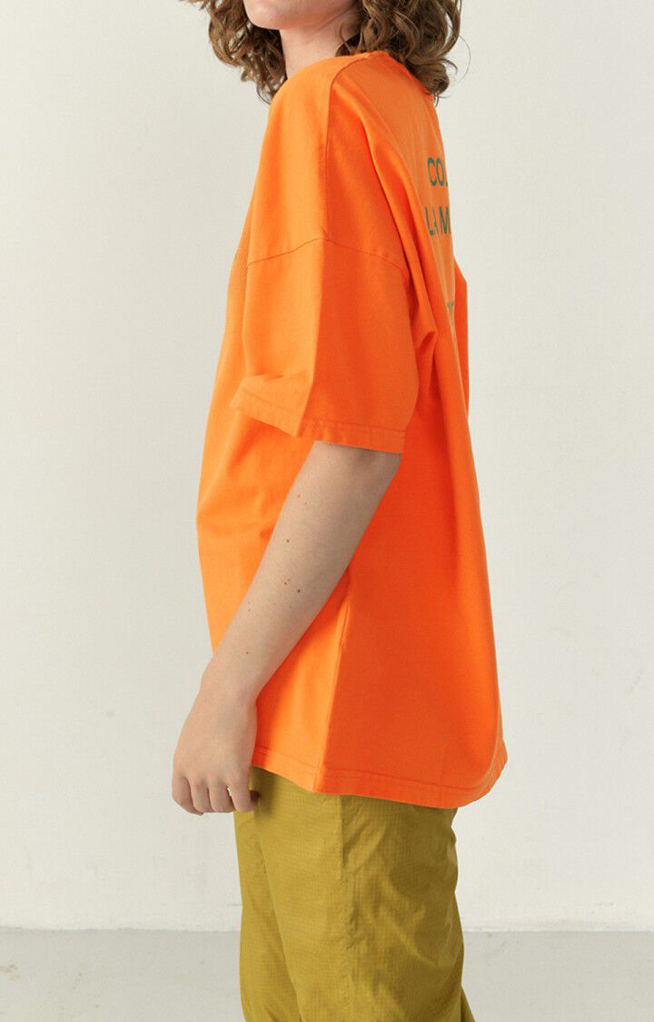American Vintage T-shirt Mixte Fizvalley - ORANGEADE Orange - H22B