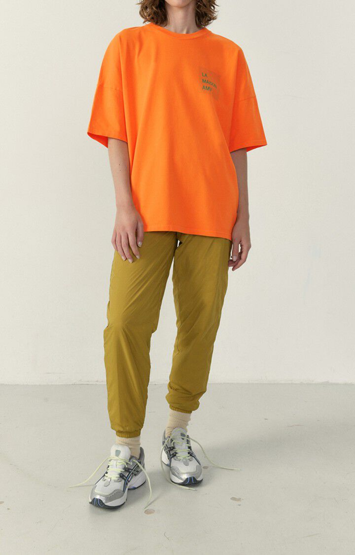 american vintage T-shirt mixte Fizvalley - ORANGEADE Orange - H22B