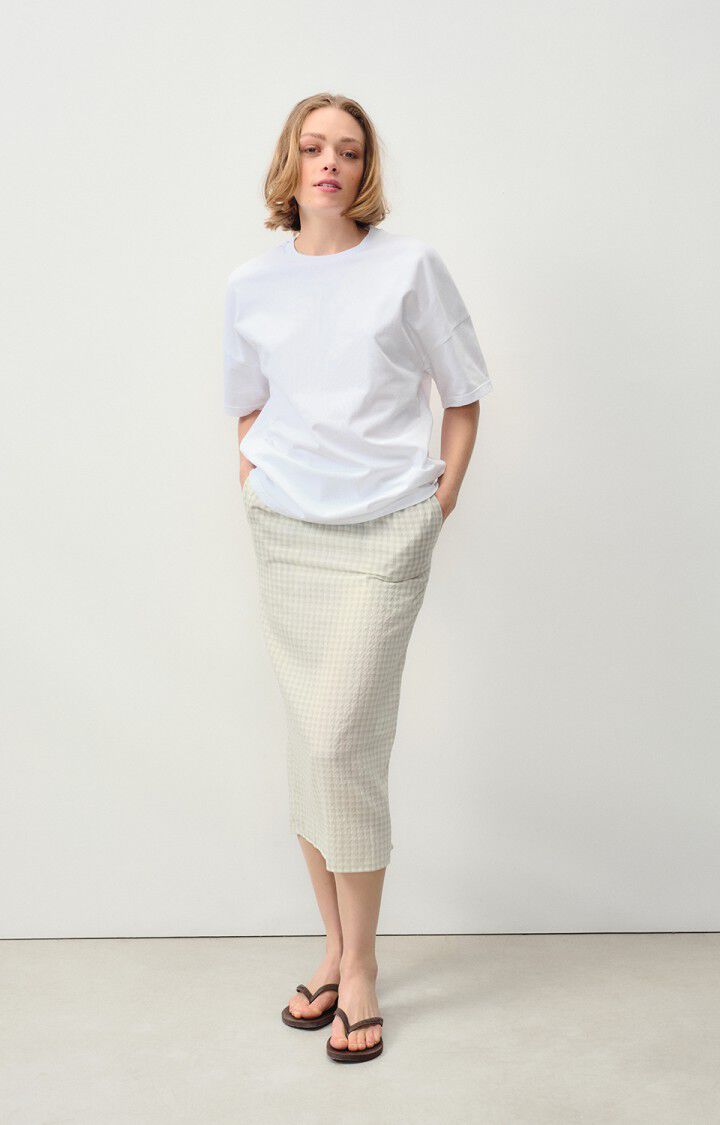 american vintage T-shirt mixte Newport - BLANC Blanc - MARKET