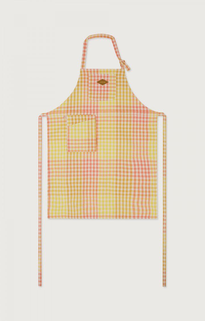 American Vintage Tablier Revack - CARREAUX SUNSET 0 Blanc - E23