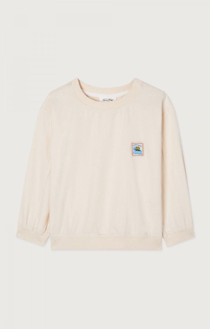 American Vintage Top Enfant Tirabay - ECRU 34 Manches Longues Beige - E24