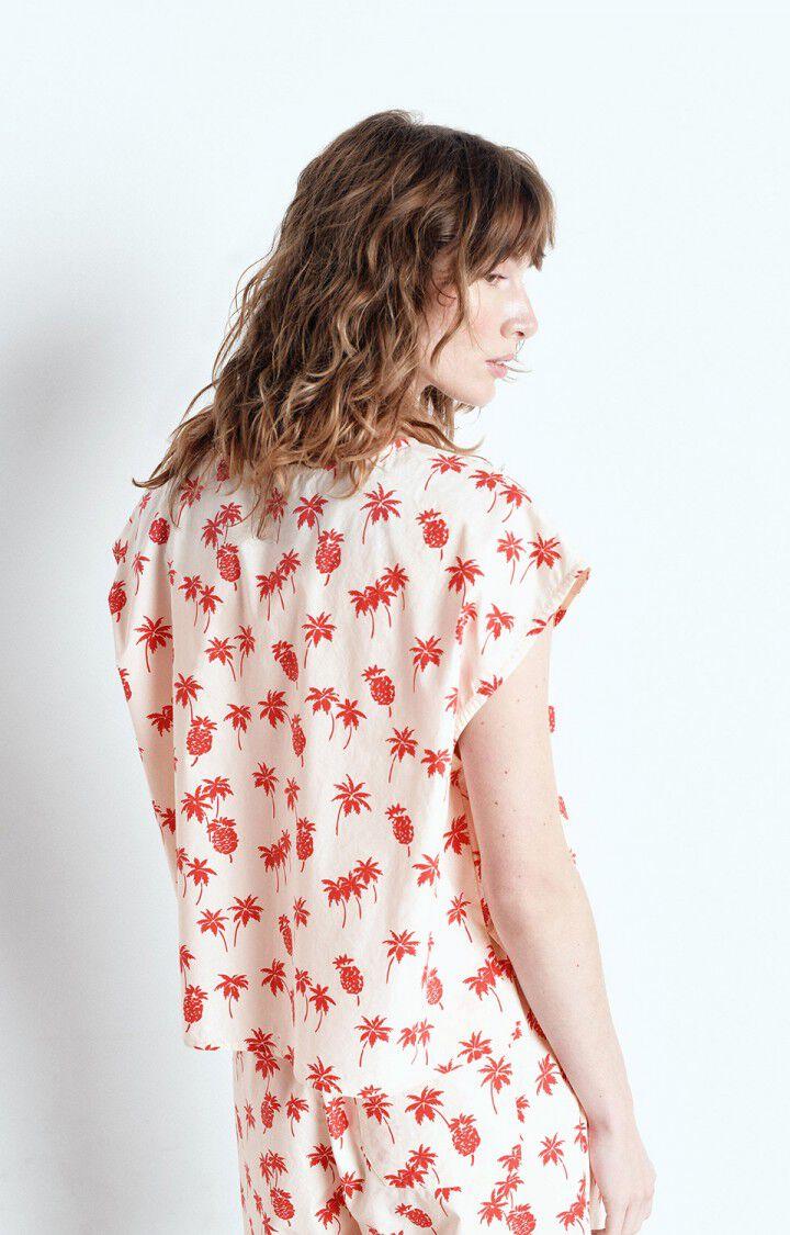 American Vintage Top Femme Bailow - MARTINA Sans Manches Blanc - E25