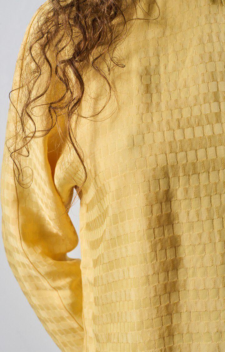American Vintage Top Femme Bukbay - DESERT 66 Manches Raglan Jaune - H22