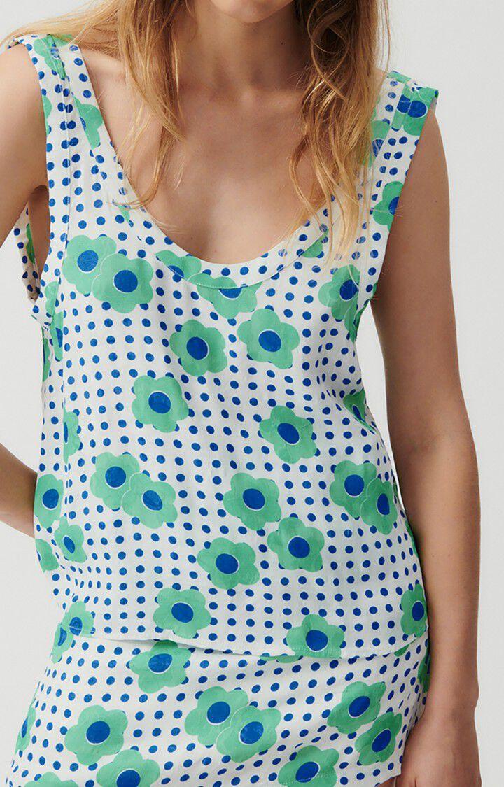american vintage Top femme Bukbay - DONNA 0 Sans manches Blanc - E23