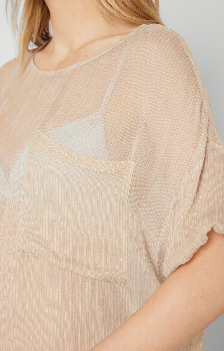 American Vintage Top Femme Cosawood - HENRI Manches Raglan Beige - E20