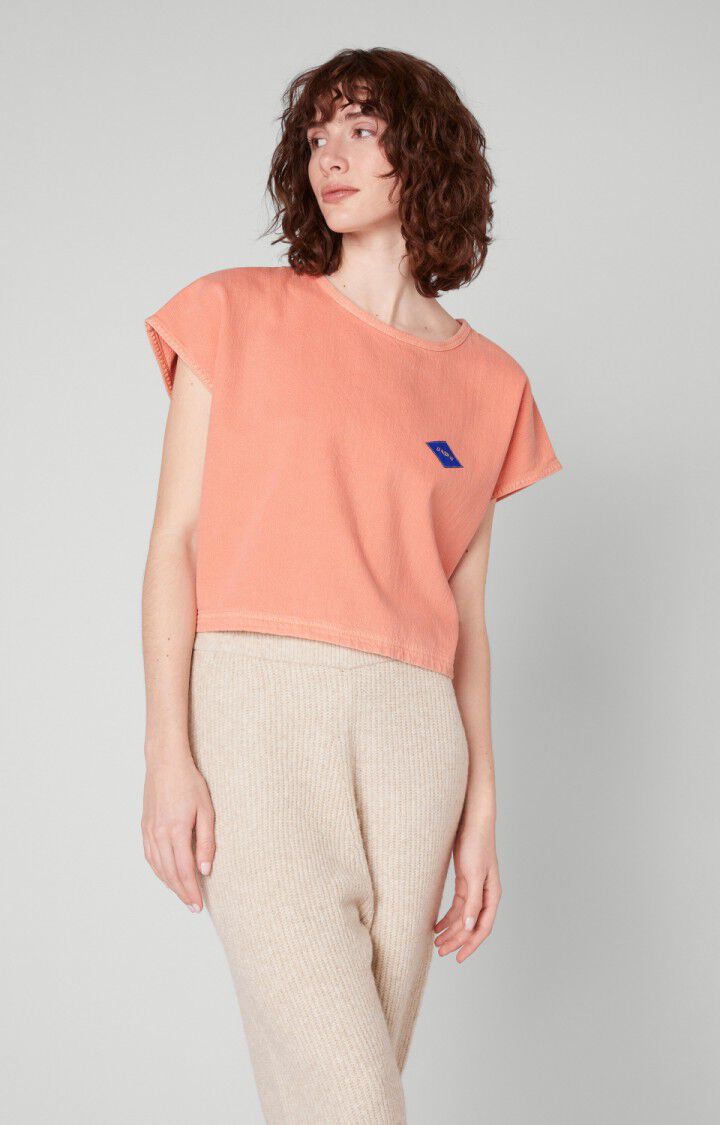 american vintage Top femme Eatbay - SAUMON VINTAGE Rose - E22