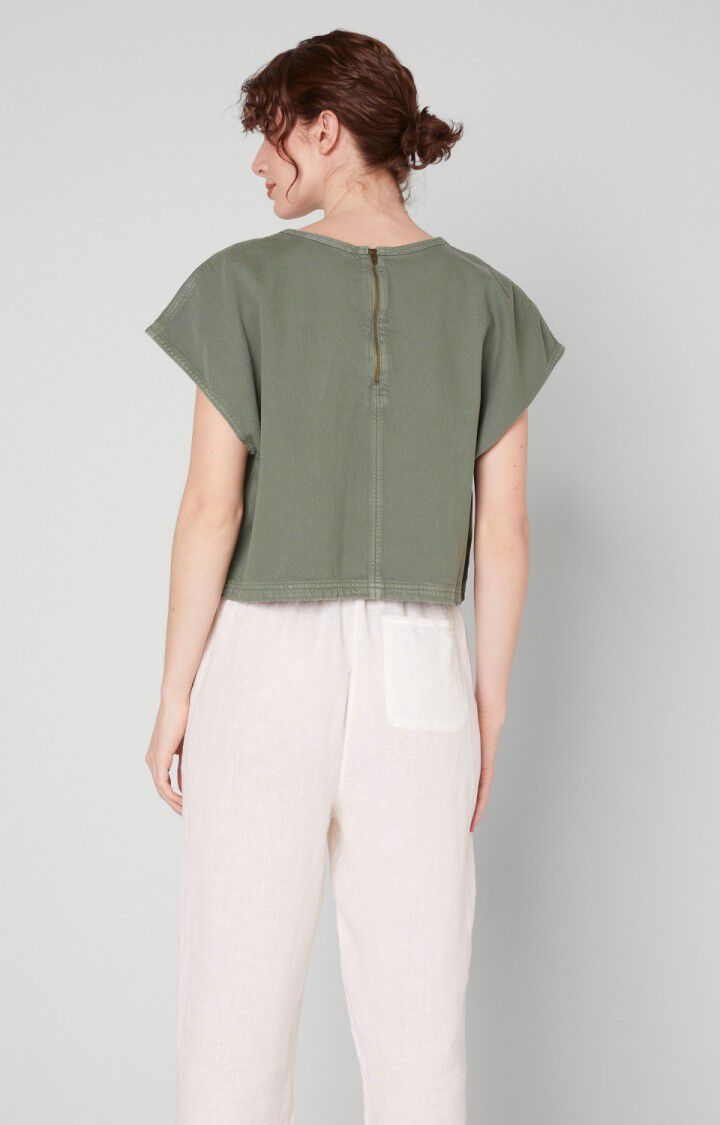 American Vintage Top Femme Eatbay - TIGE VINTAGE Vert - E22