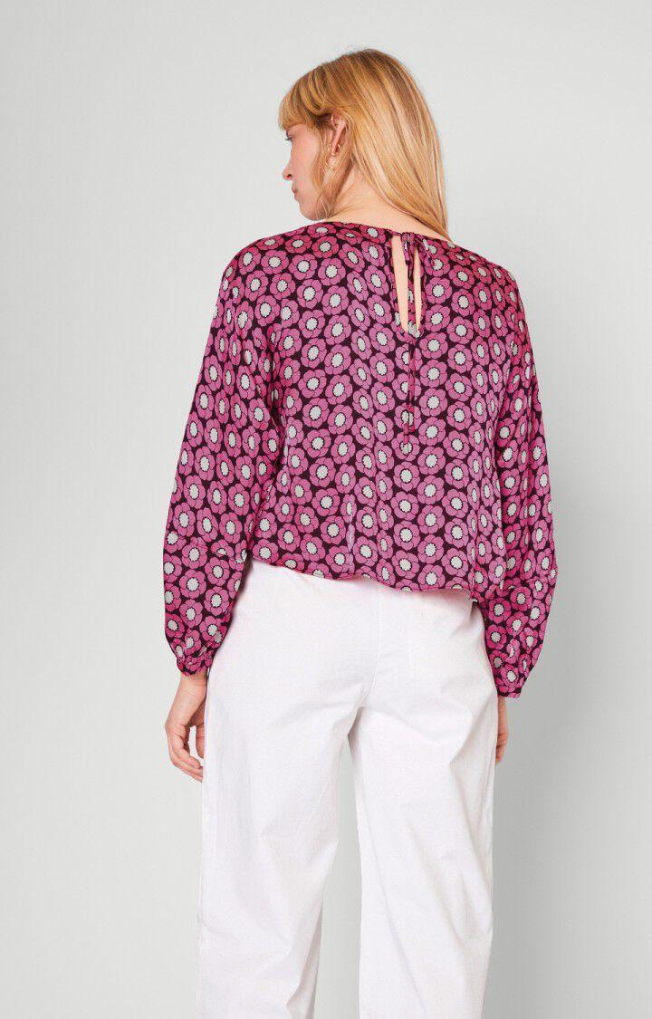 American Vintage Top Femme Gintown - SYLVIE Manches Longues Rose - H21