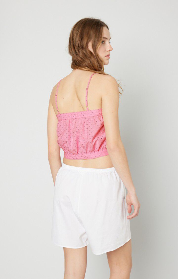 American Vintage Top Femme Otbeach - BILLIE Fines Bretelles Rose - E21
