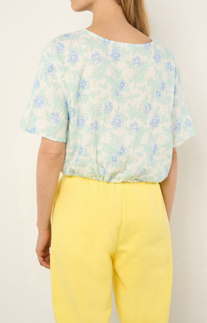 American Vintage Top Femme Oyobay - NOE Manches Courtes Blanc - E21