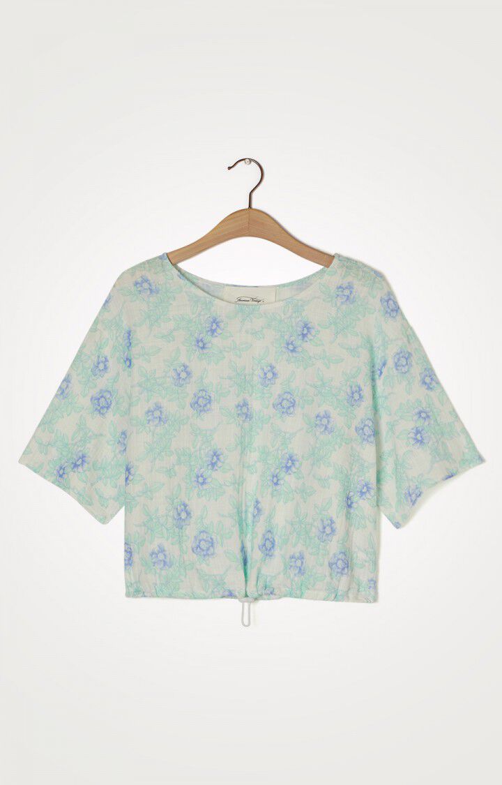 American Vintage Top Femme Oyobay - NOE Manches Courtes Blanc - E21