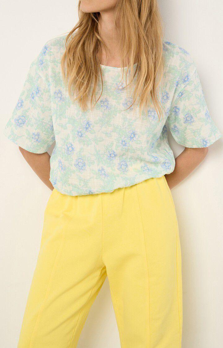 american vintage Top femme Oyobay - NOE Manches courtes Blanc - E21