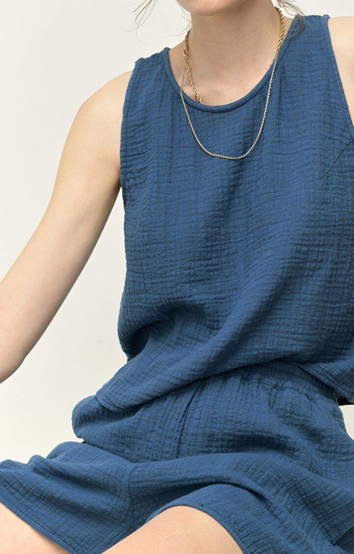 american vintage Top femme Oyobay - POSEIDON Bleu - E22