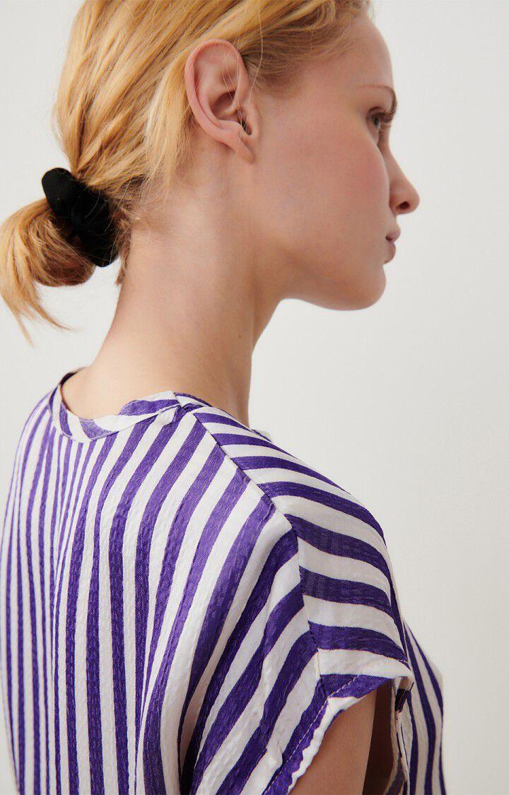 American Vintage Top Femme Shaning - RAYURES VIOLETTES 0 Sans Manches Violet - E24