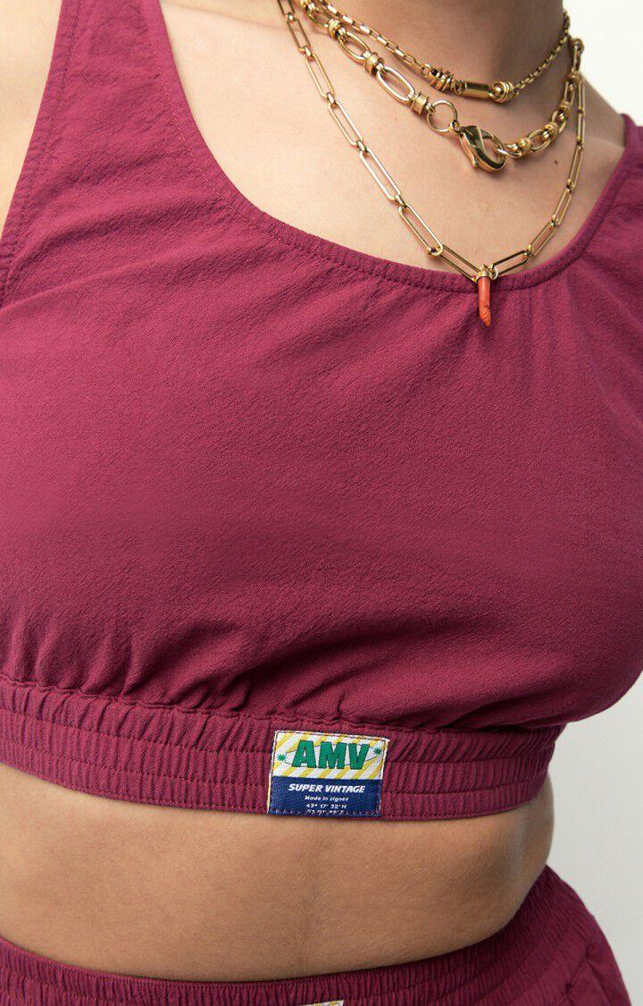 American Vintage Top Femme Taraw - VIGNE Sans Manches Violet - E22
