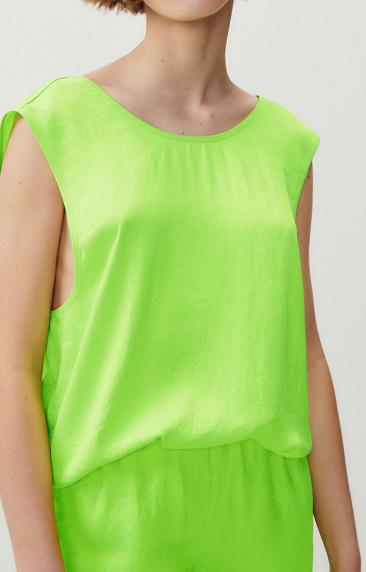 american vintage Top femme Widland - ABSINTHE 0 Sans manches Vert - E23