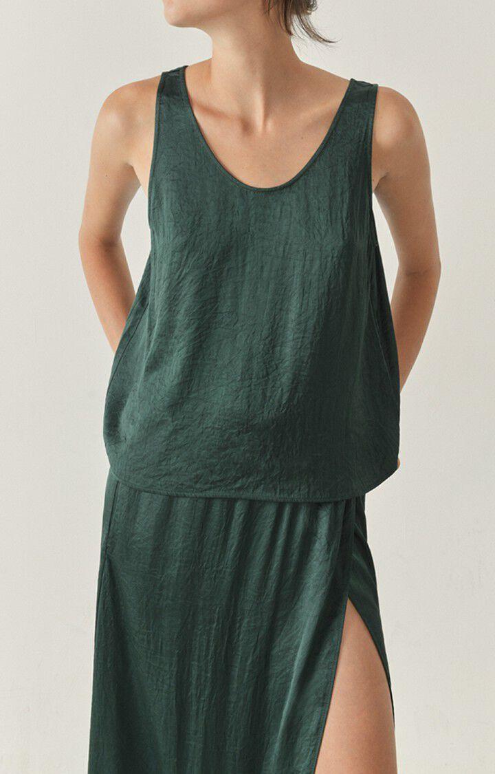 American Vintage Top Femme Widland - BOTANIQUE Sans Manches Vert - H22
